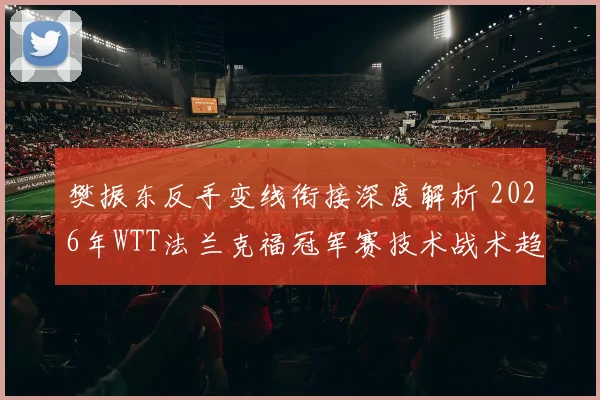 樊振东反手变线衔接深度解析 2026年WTT法兰克福冠军赛技术战术趋势观察